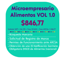 MICROEMPRESARIO - ALIMENTOS VOL 1.0